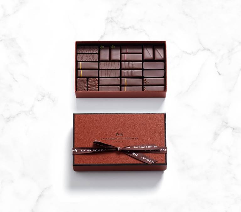 Coffret Maison Dark Chocolate 24 Pieces - La Maison du Chocolat