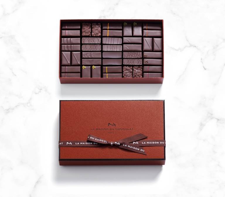 Coffret Maison Dark Chocolate 40 Pieces - La Maison du Chocolat