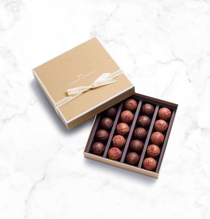 華やかなエフェルヴェソンス チョコレートボックス 20粒入 | ラ・メゾン・デュ・ショコラ
