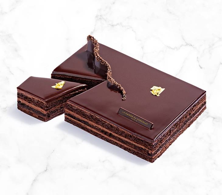 Dark Chocolate Mousse Cake NYC - La Maison du Chocolat
