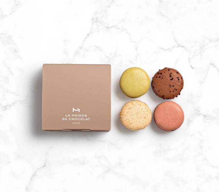 Réglette Macarons 4 sur fond marble