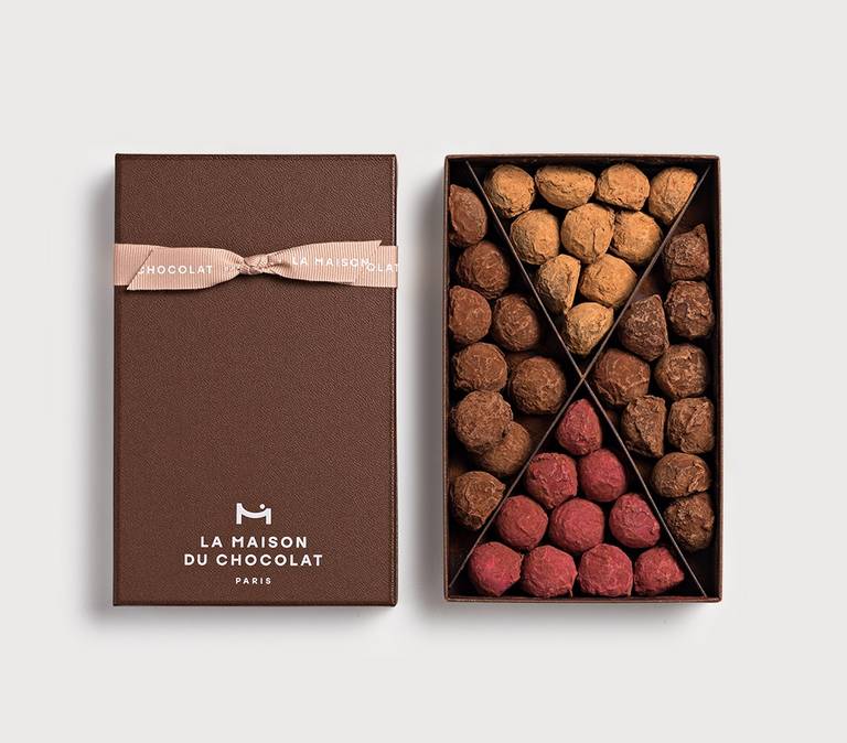 Flavored Chocolate Truffle Gift Box 35 Pieces - La Maison du Chocolat