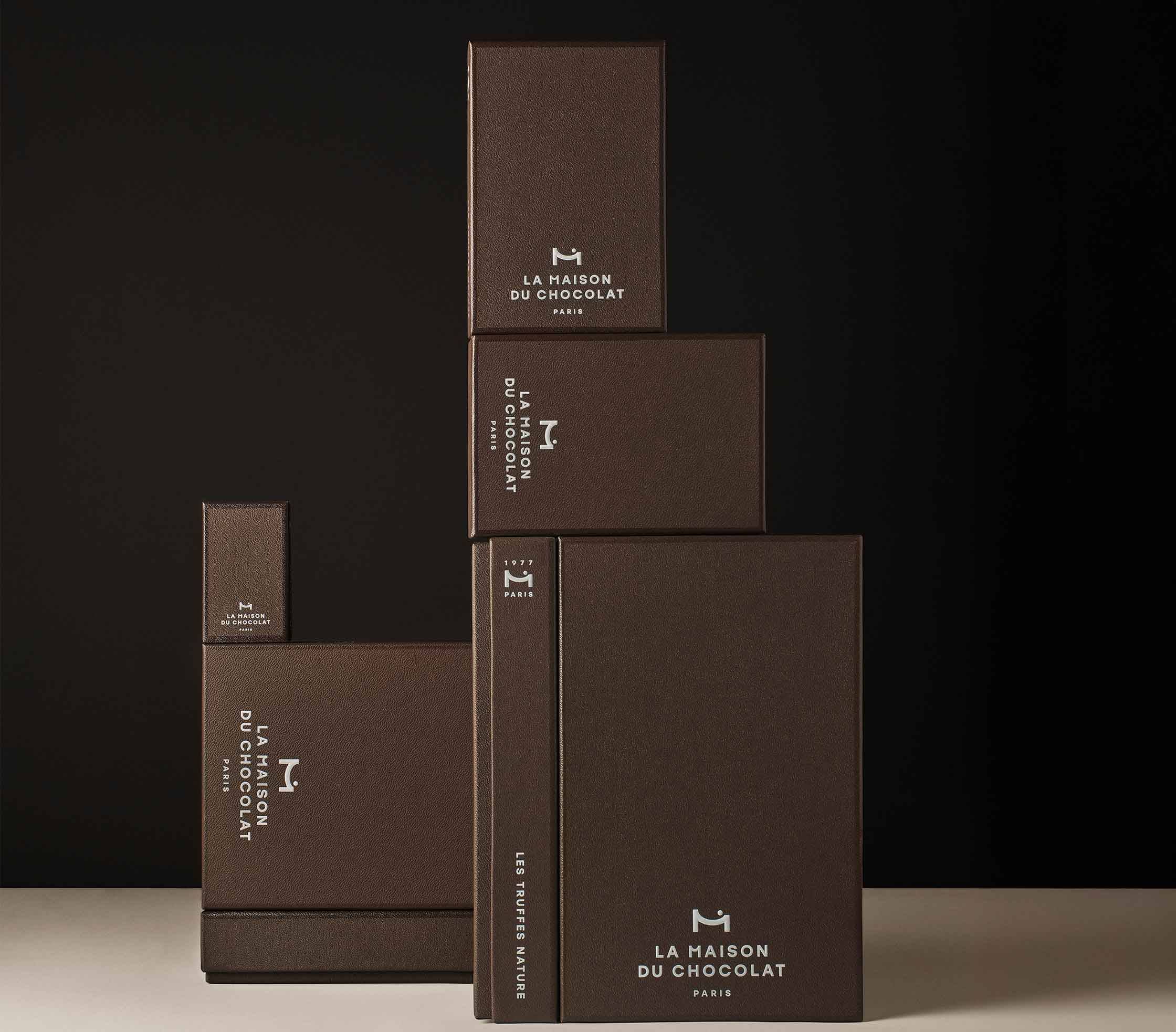 Elegant presentation of truffles