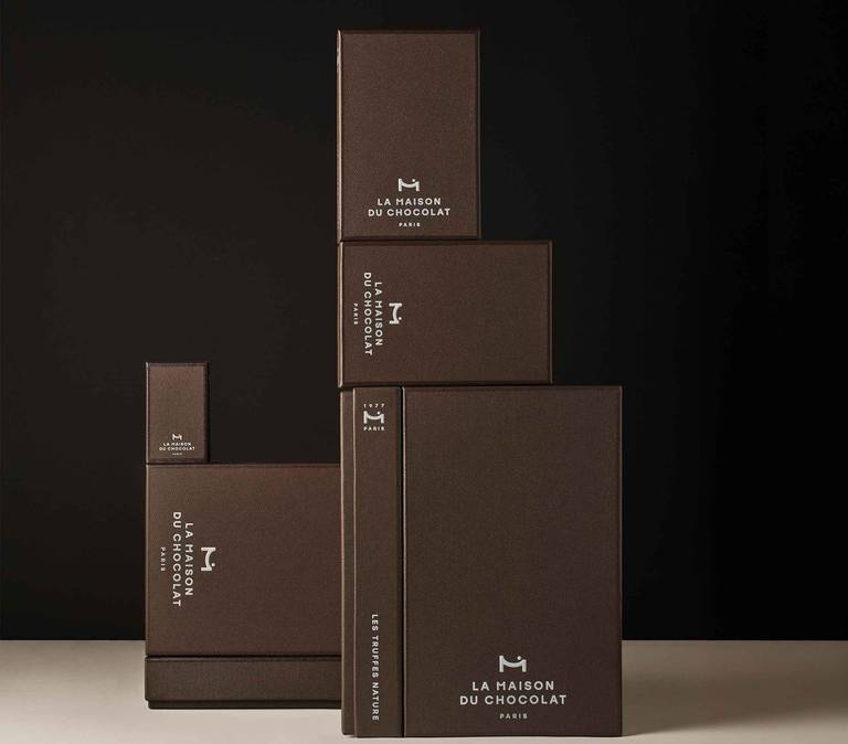 Elegant presentation of truffles