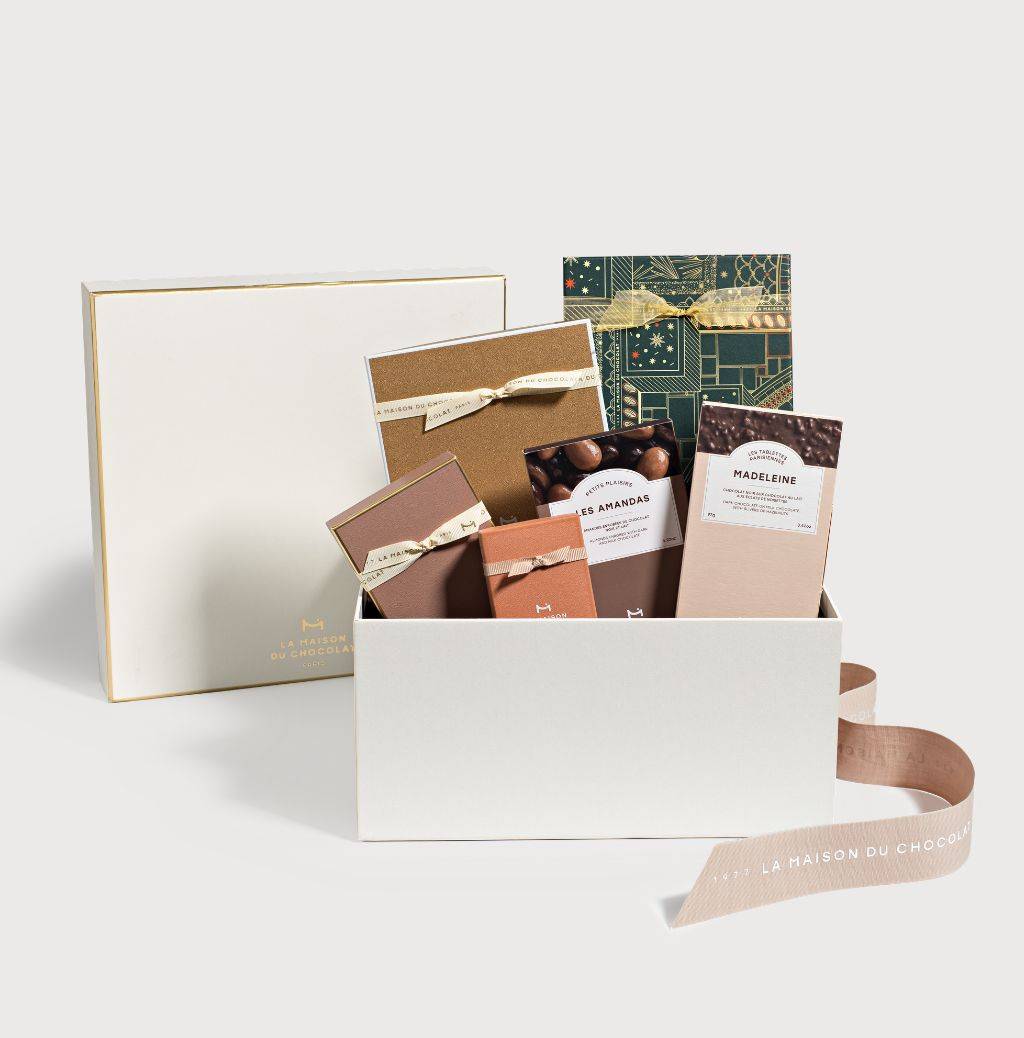 Lustre Signature Gift Box on a gray background