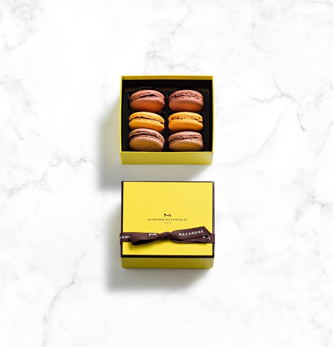 Chocolate Macaron Gift Box 6 Pieces - La Maison du Chocolat