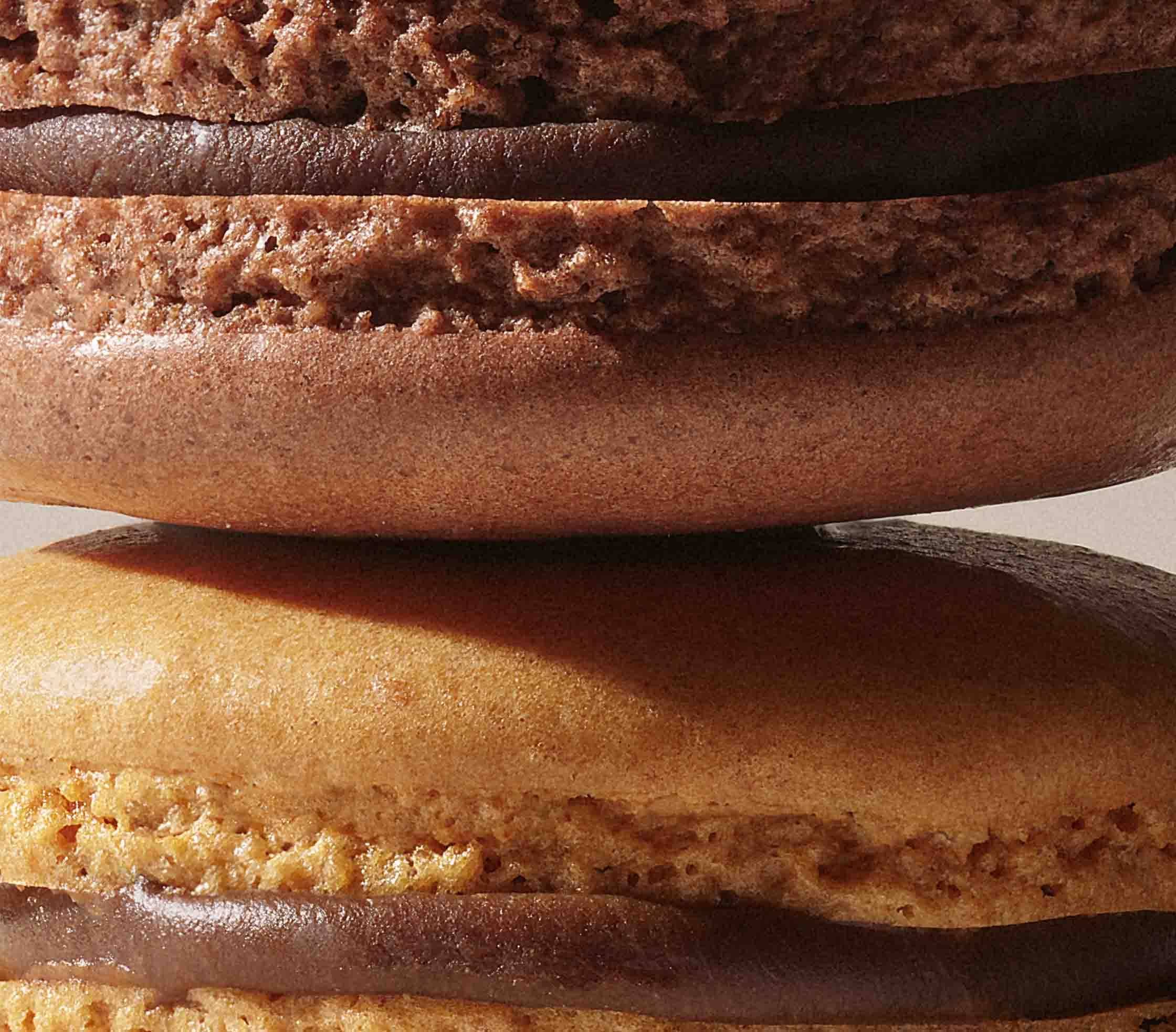 Chocolate Filled Macarons 