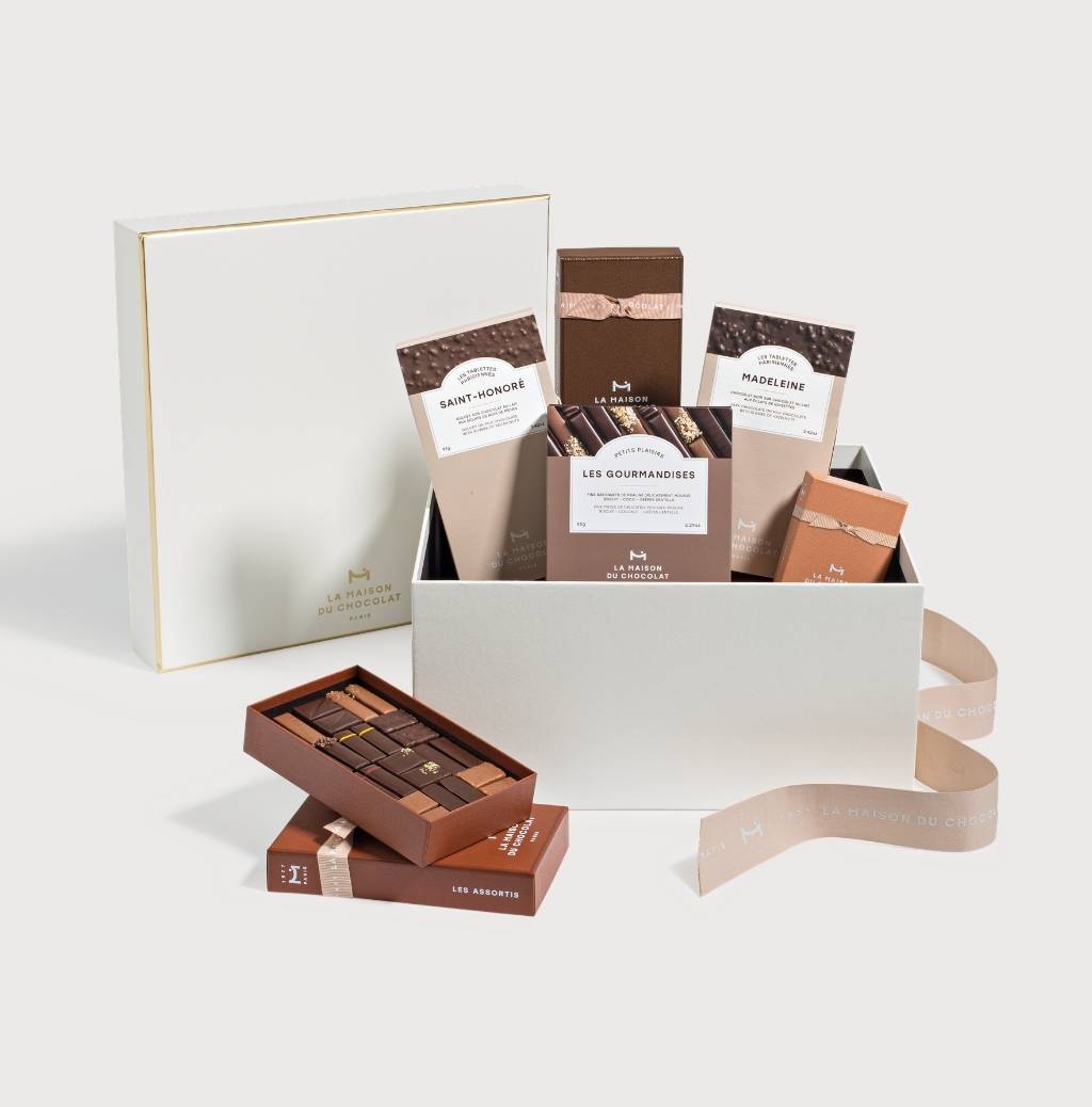 Madeleine Signature Gift Box on a gray background