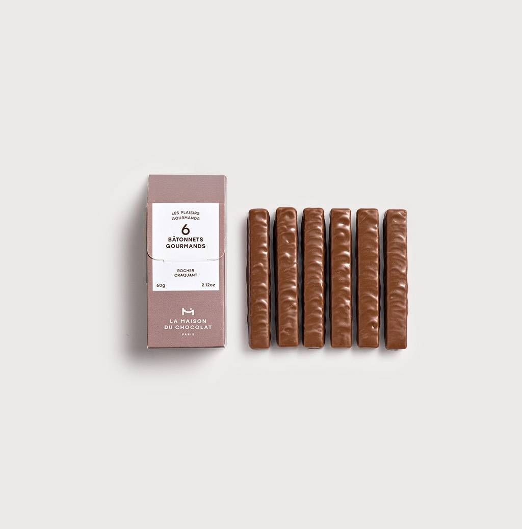 Sticks\u0020Gourmands\u0020Rocher\u0020Craquant\u00206\u0020chocolates