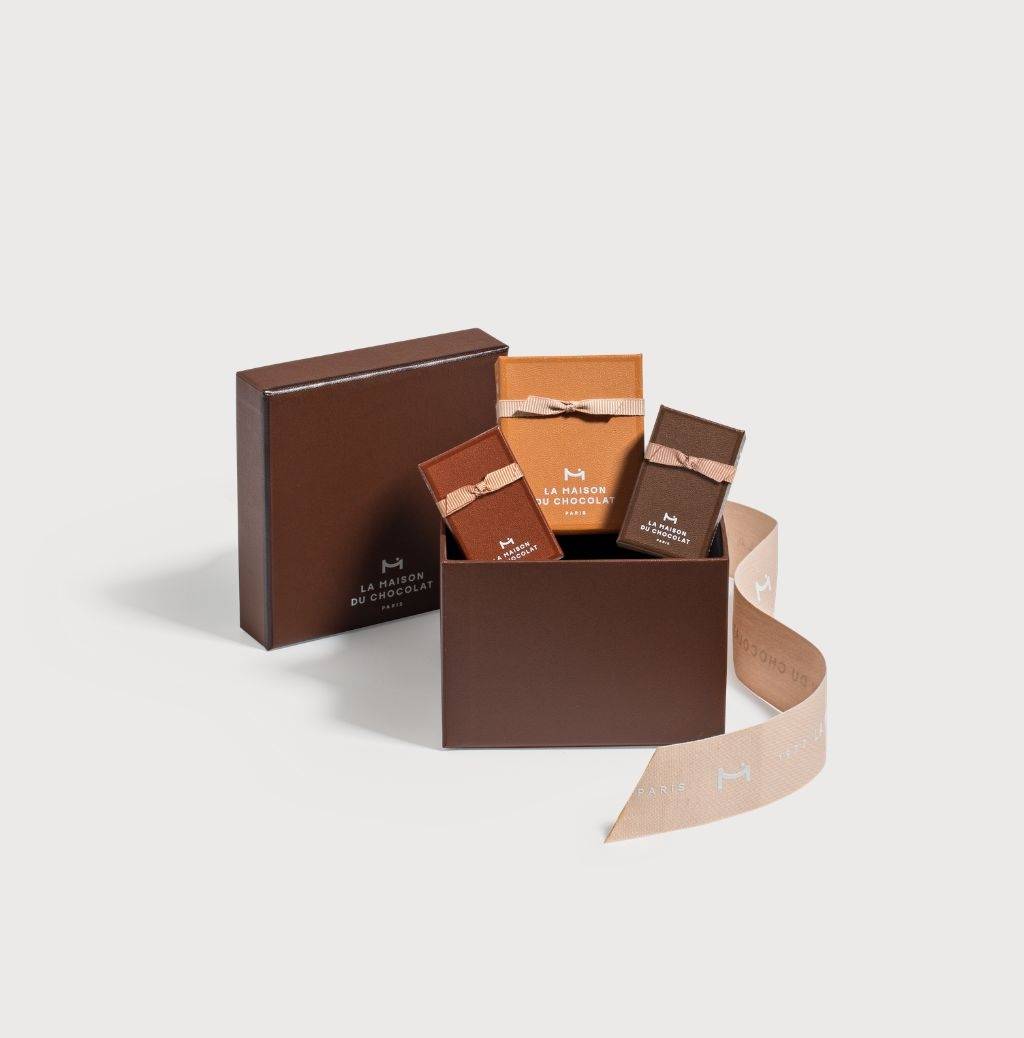 Montaigne Signature Gift Box on a gray background