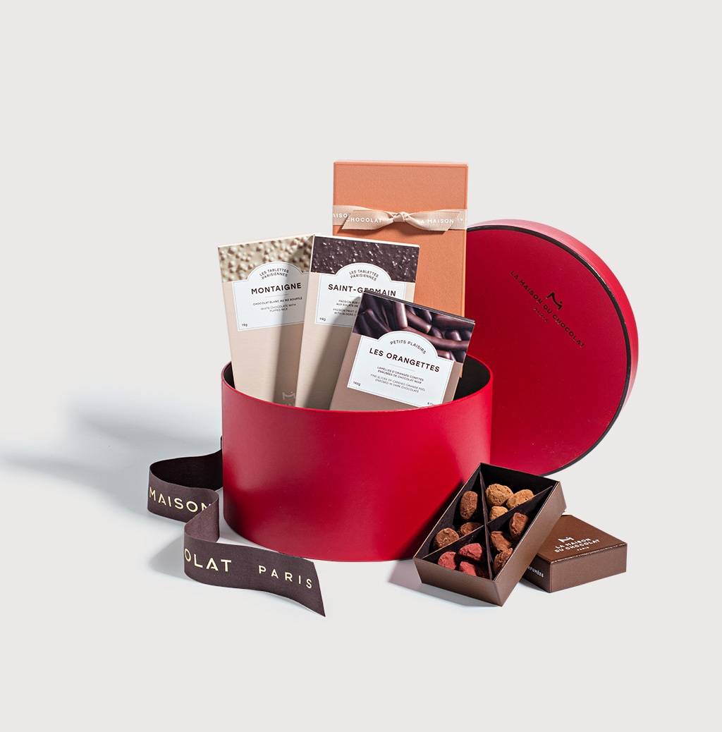 Paris Signature Gift Box on a gray background