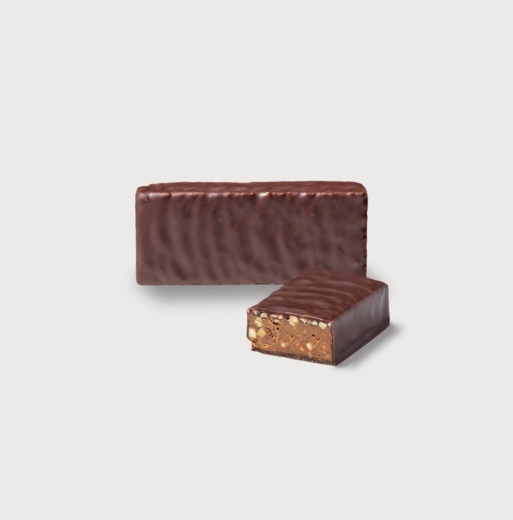 Rocher Noir Bouchee on a gray background