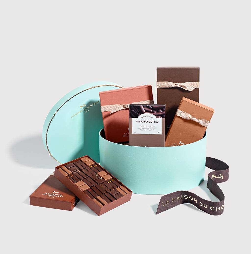 Saint-Germain Signature Gift Box on a gray background