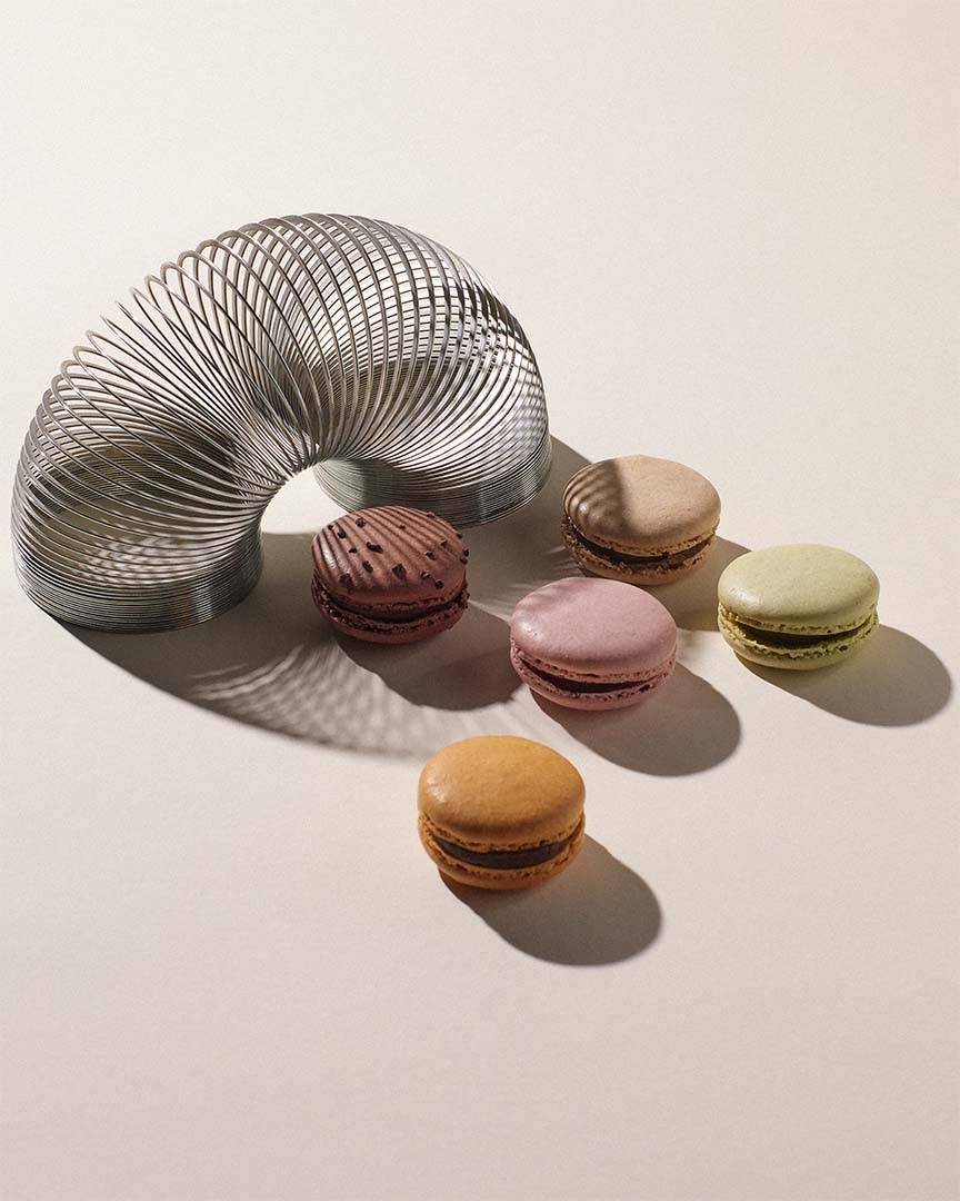 Dark Chocolate Filled Macarons