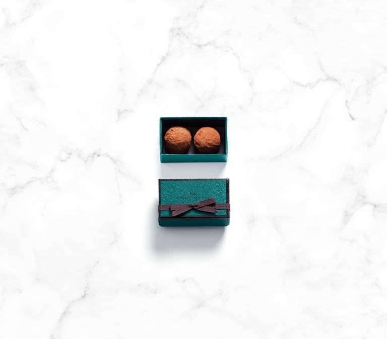 Dark Chocolate Truffle Gift Box 2 Pieces - La Maison du Chocolat