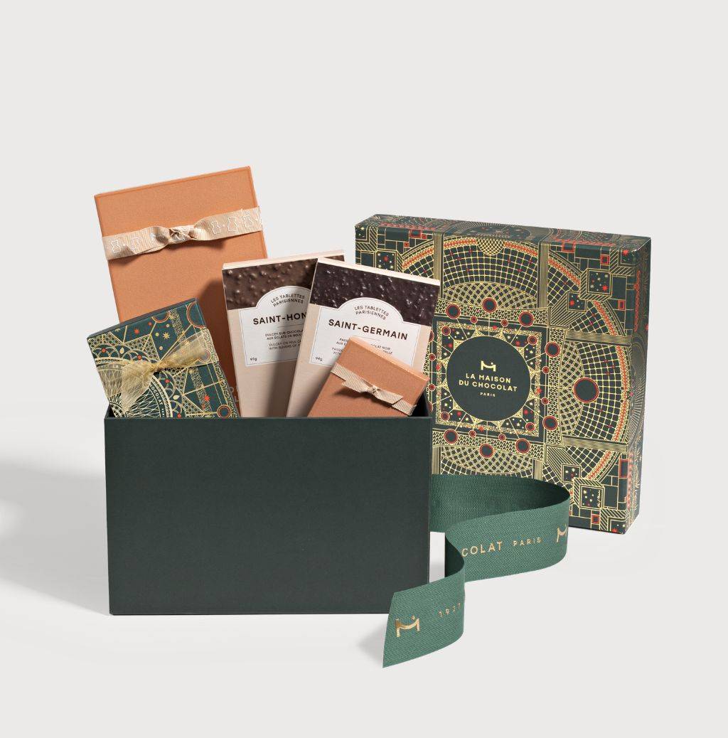 Vertiges Signature Gift Box on a gray background