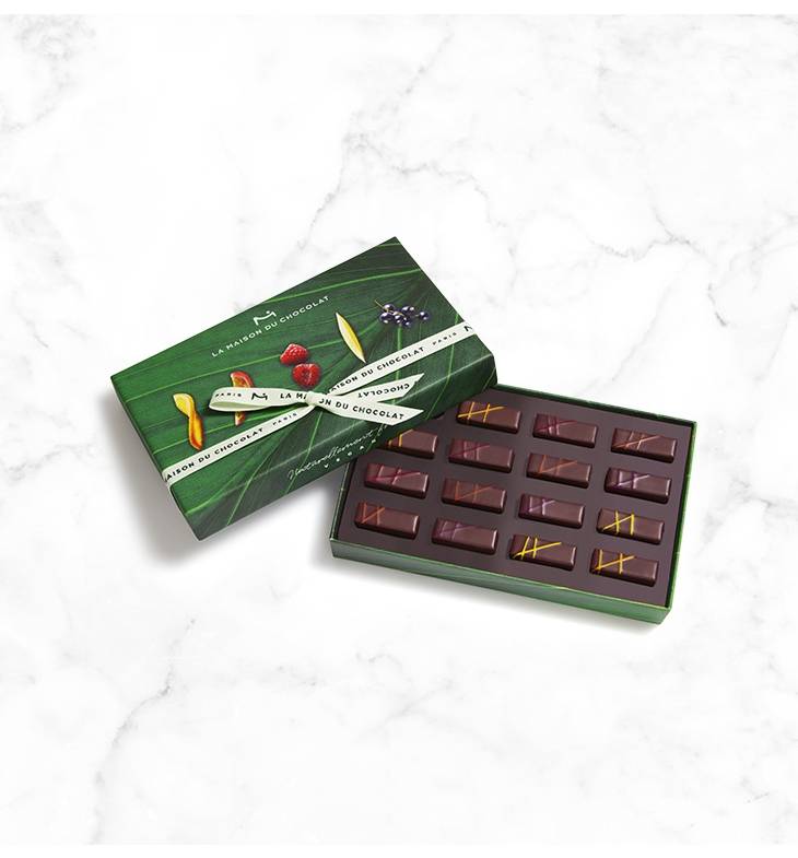 Coffret Naturellement Fruit 16 chocolats