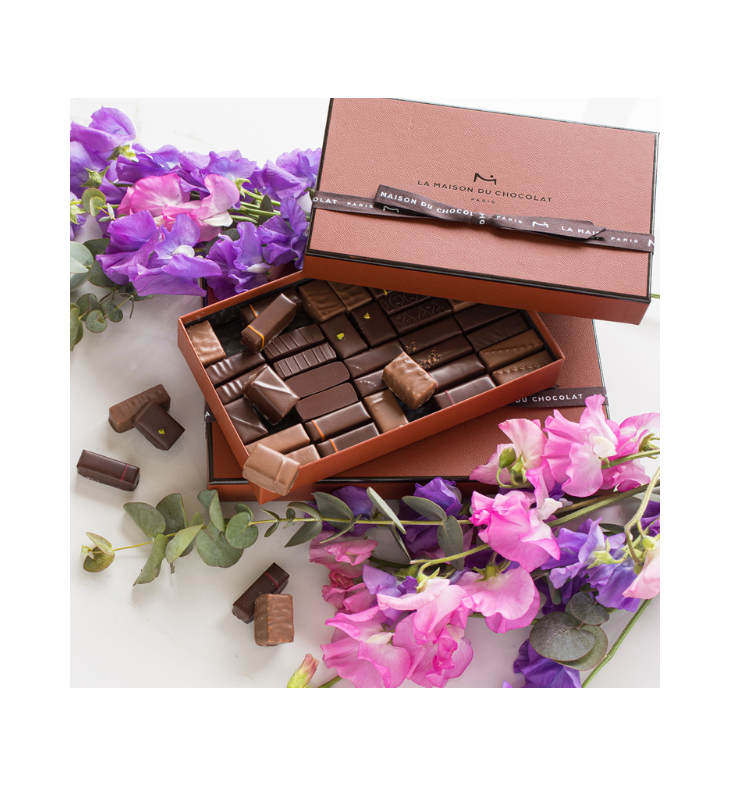 Dark and Milk Chocolate Gift Box 40pcs - La Maison du Chocolat