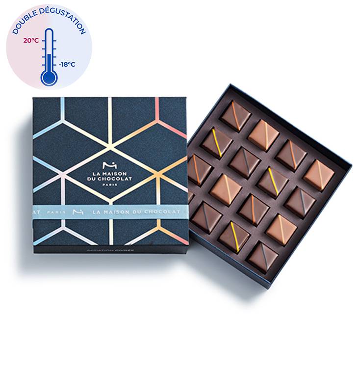 Coffret Initiation Givrée Hiver 16 chocolats