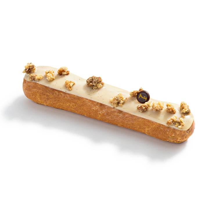 Walnut and Vanilla Eclair