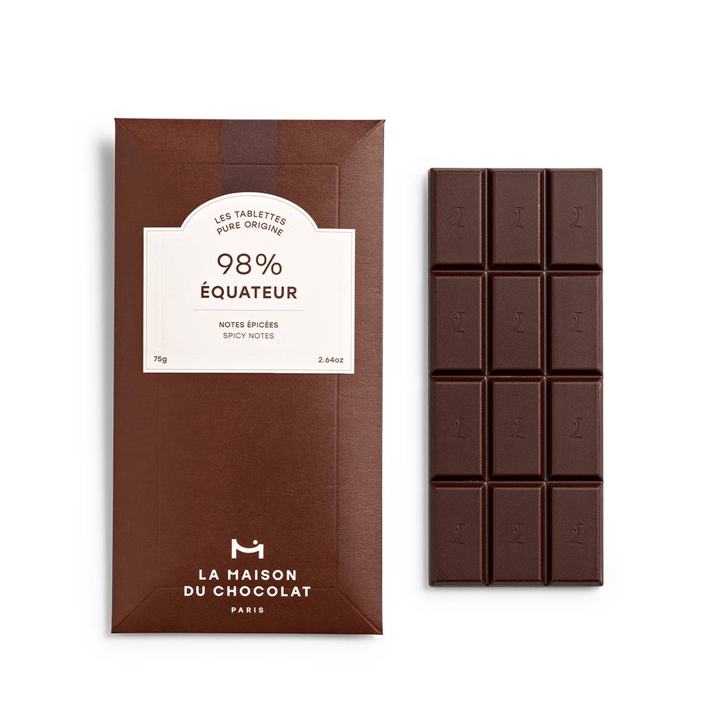 Equateur Dark Chocolate Bar 98%