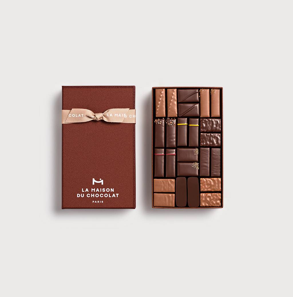 Coffret Maison Noir et Lait 24 chocolats | La Maison du Chocolat