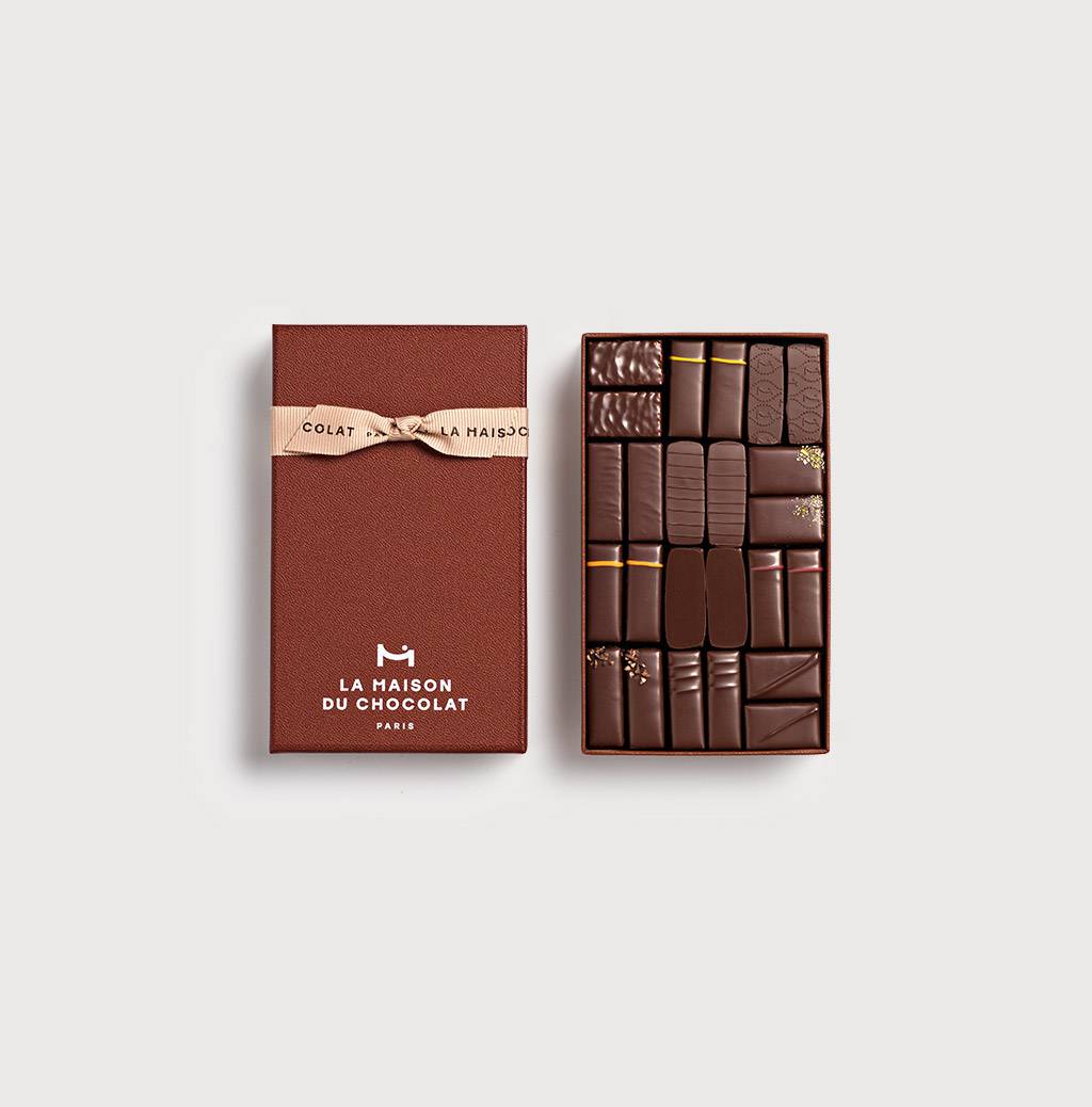 Coffret Maison Noir 24 chocolats | La Maison du Chocolat