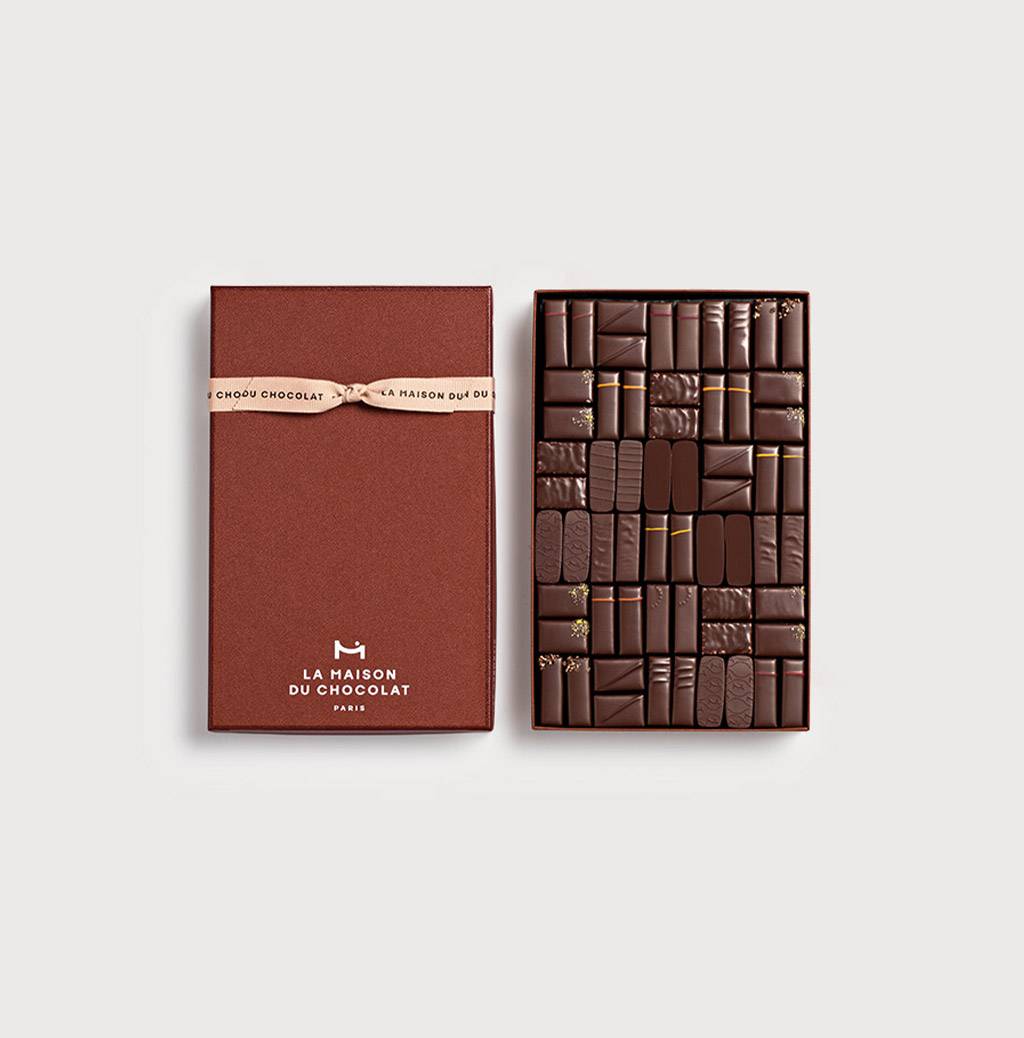 Coffret Maison Noir 60 chocolats | La Maison du Chocolat