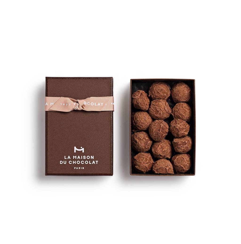 Plain Dark Truffles Gift Box, app. 13 pieces