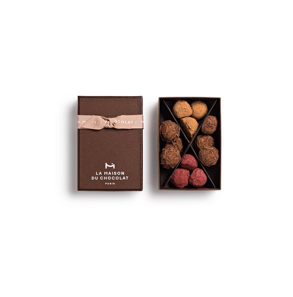 Coffret Truffes Chocolat Cassis Caramel 84g