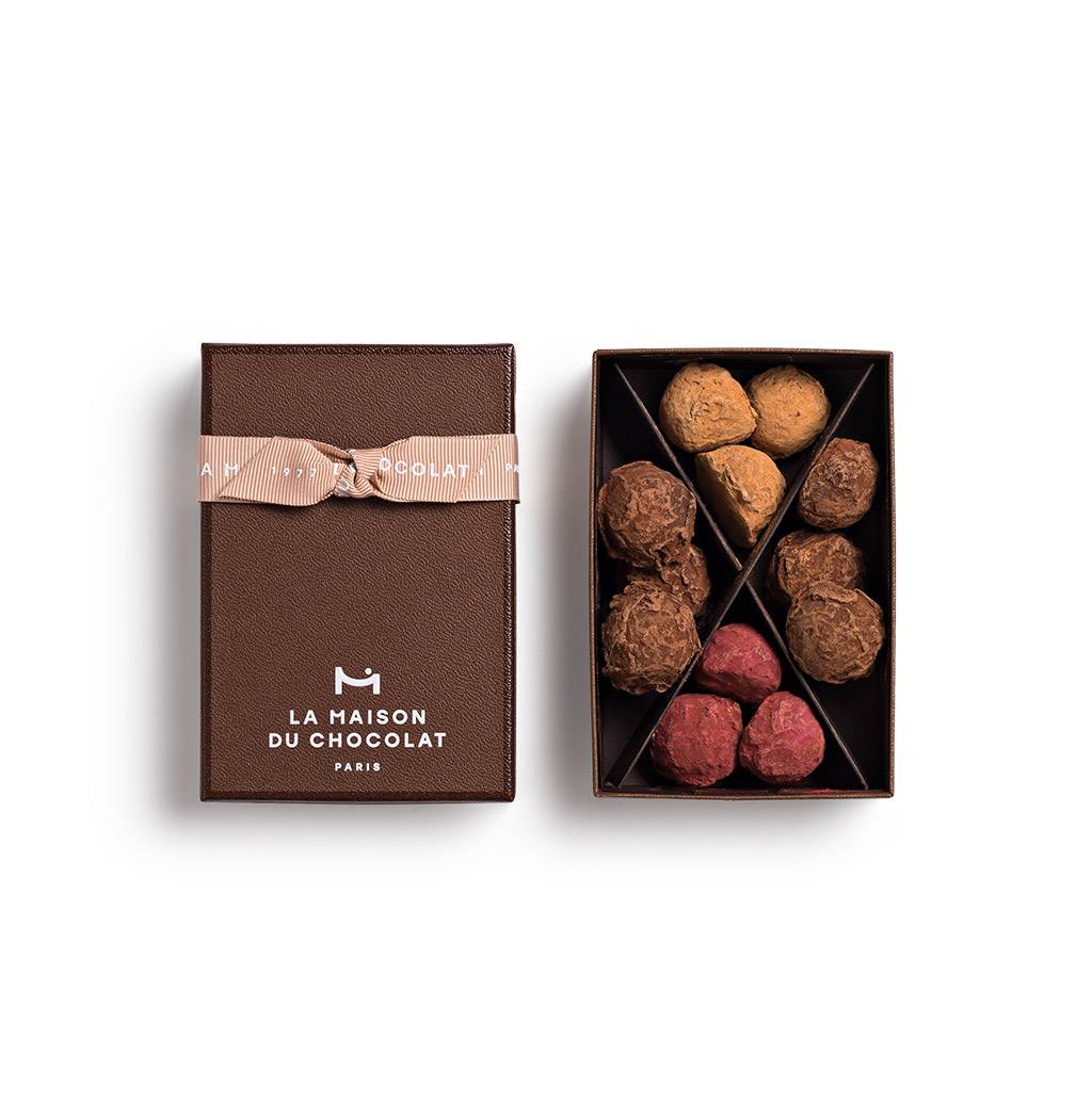 Plain Cassis Caramel Truffles Gift Box 84g