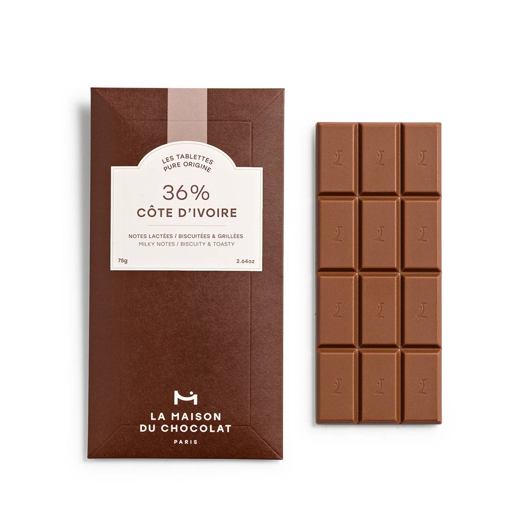 Bar Milk chocolate Ivory Coast 36%