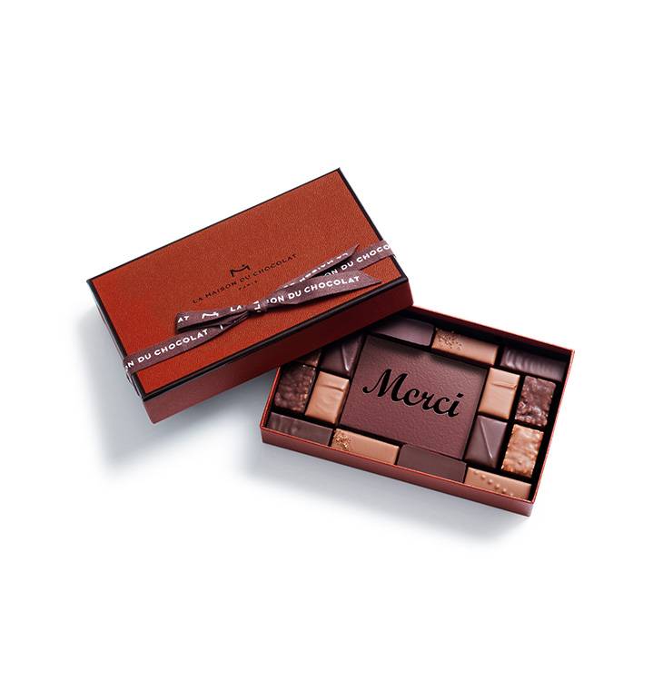 Coffret Maison Merci 16 chocolates 