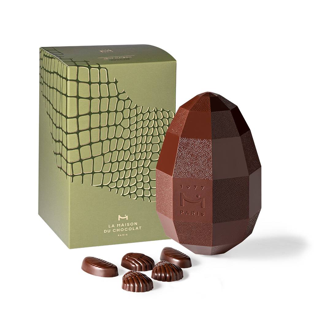 Large Dark Chocolate Easter Egg