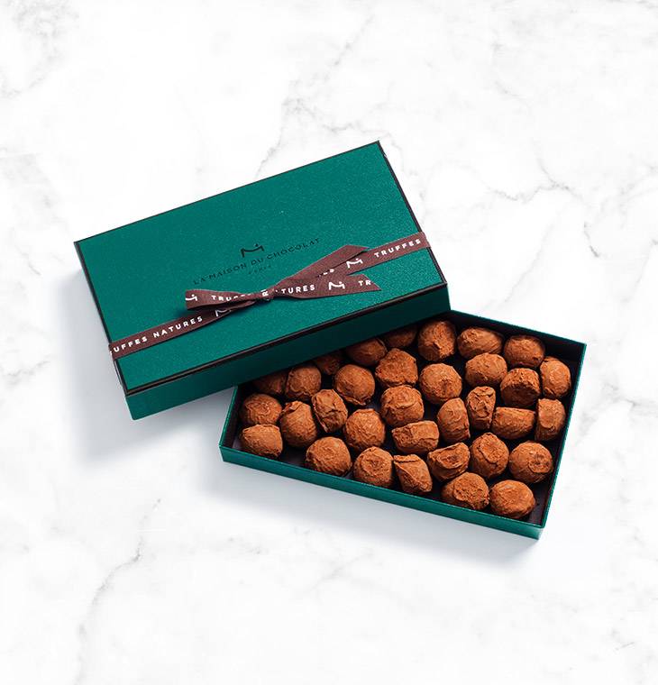 Coffret Truffes Chocolat Nature 245g | La Maison du Chocolat
