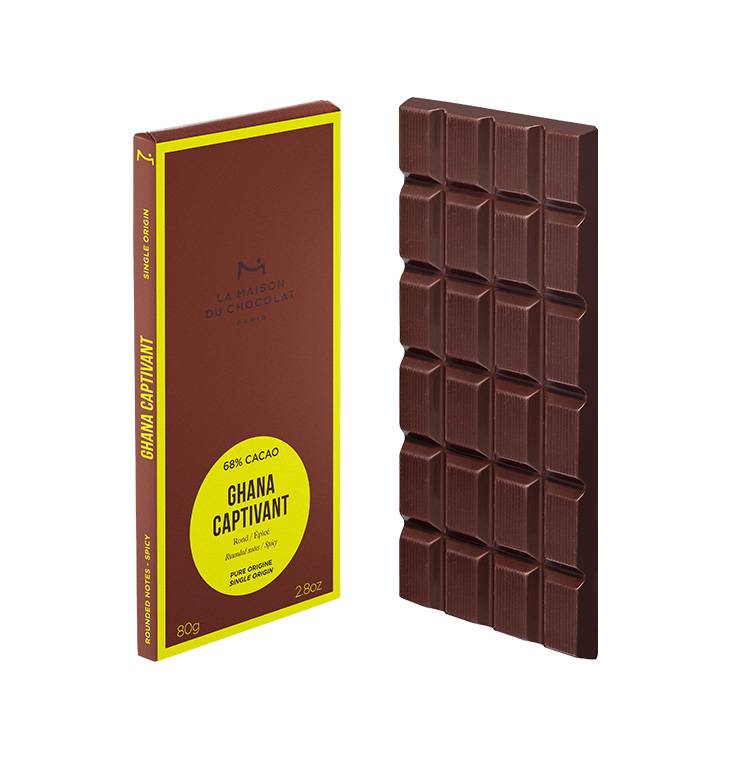 Ghana Captivant 68% Chocolate Bar