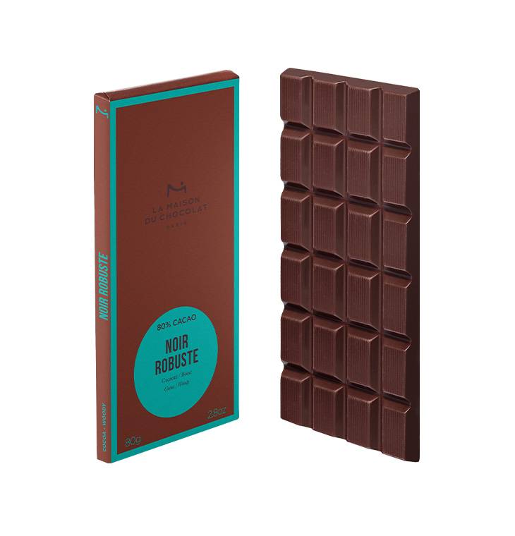 Noir Robuste 80% Chocolate Bar