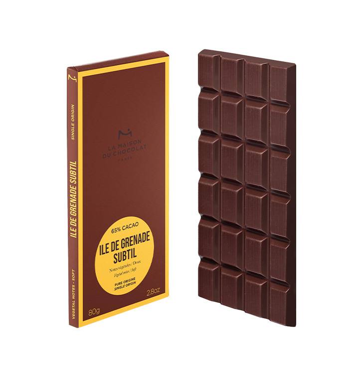 Tablette Chocolat Île de Grenade Subtil 65%