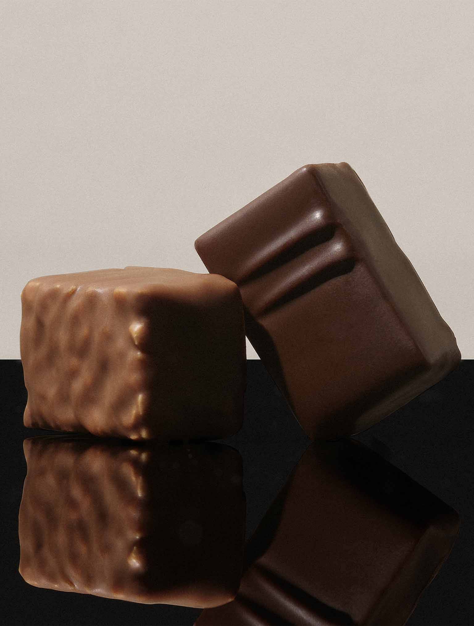 close up photo of gourmet chocolate bonbons