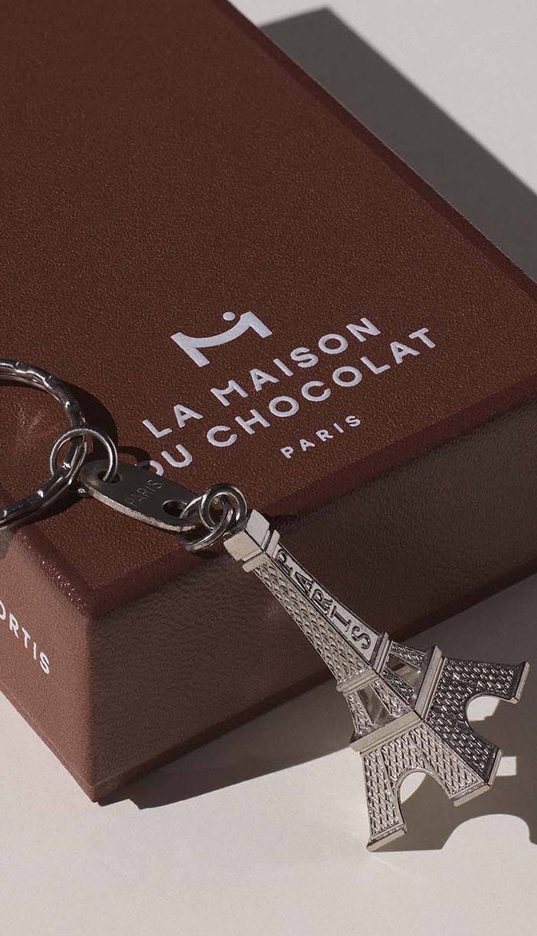 La Maison du Chocolat Gift box with an Eiffel Tower