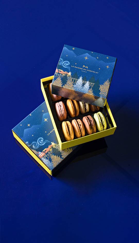 Coffrets de macarons artisanaux