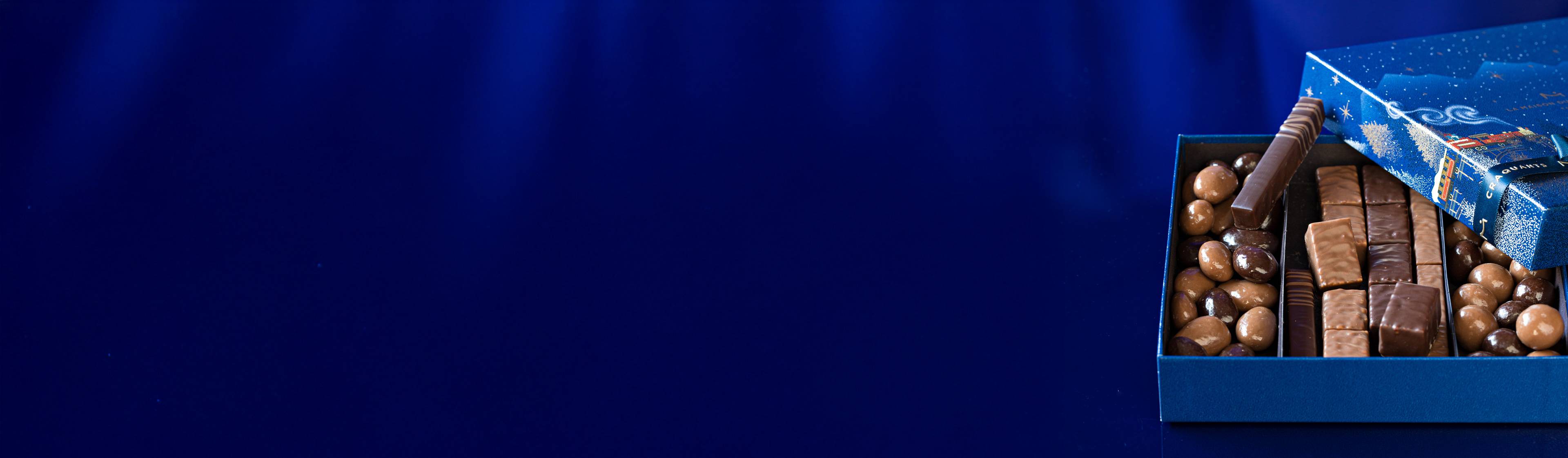 Coffret de chocolats craquants