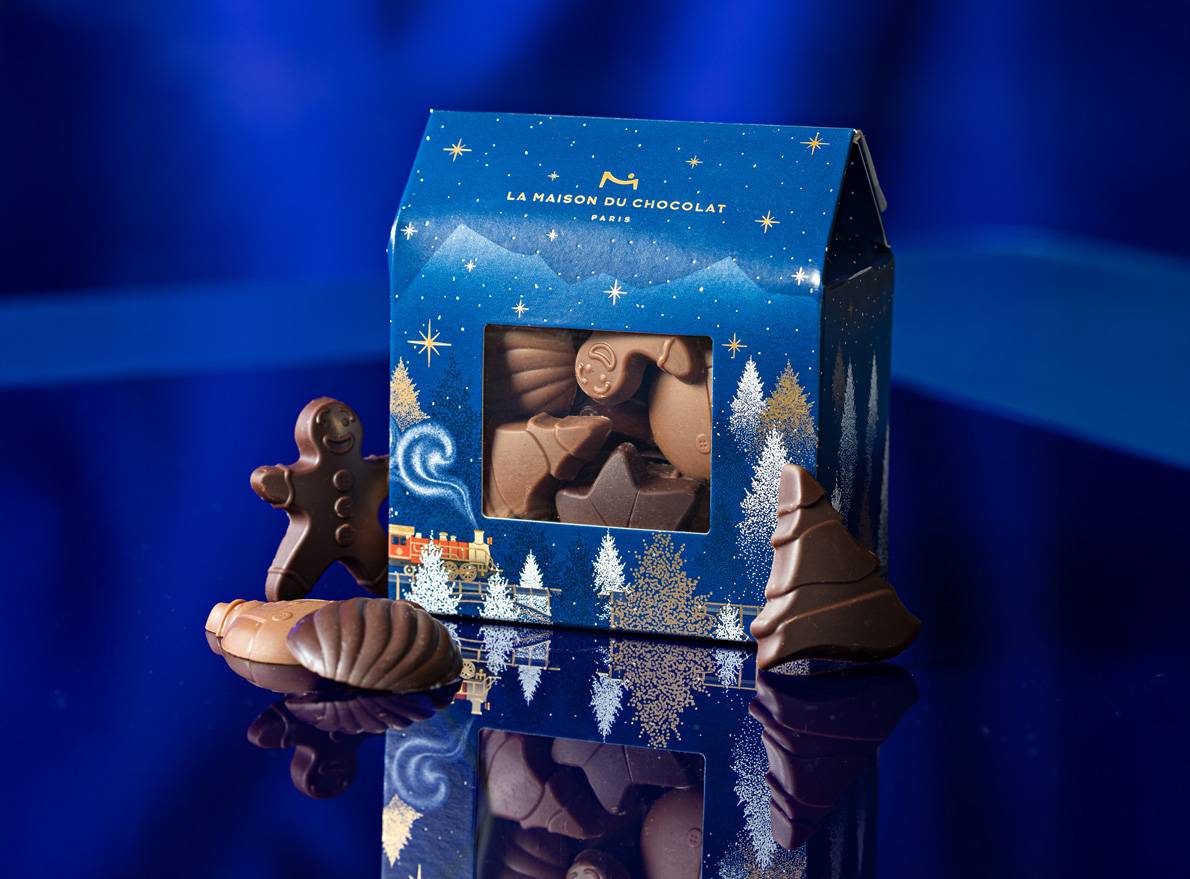 Fritures en chocolat pour Noël