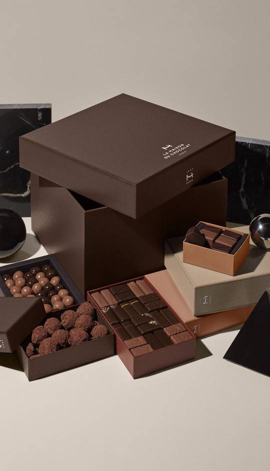Boîtes cadeaux chocolat