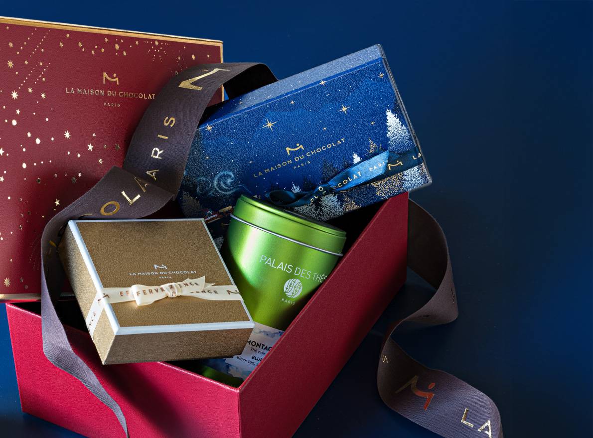 Coffrets cadeaux gourmands pour Noël