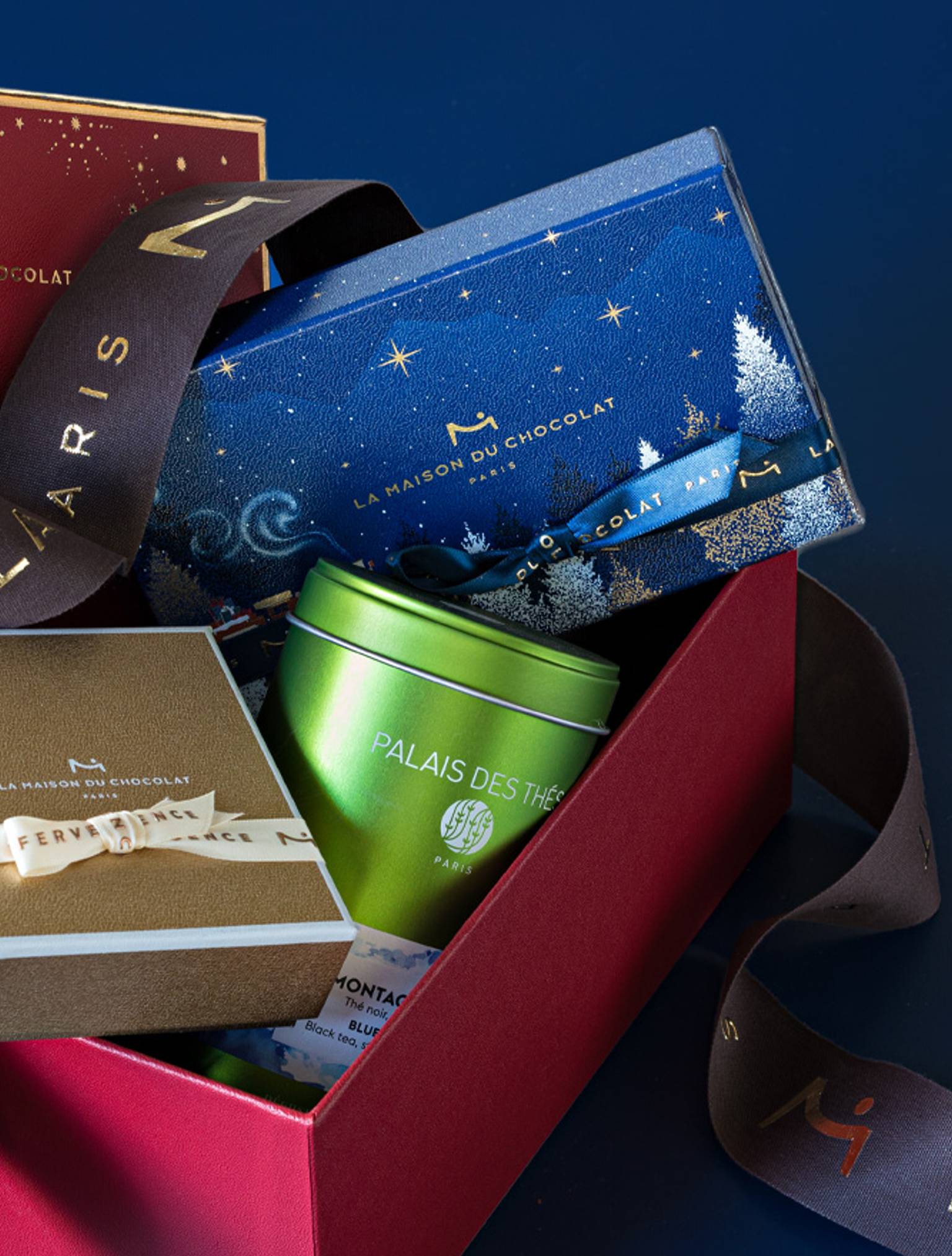 Coffrets cadeaux gourmands pour Noël