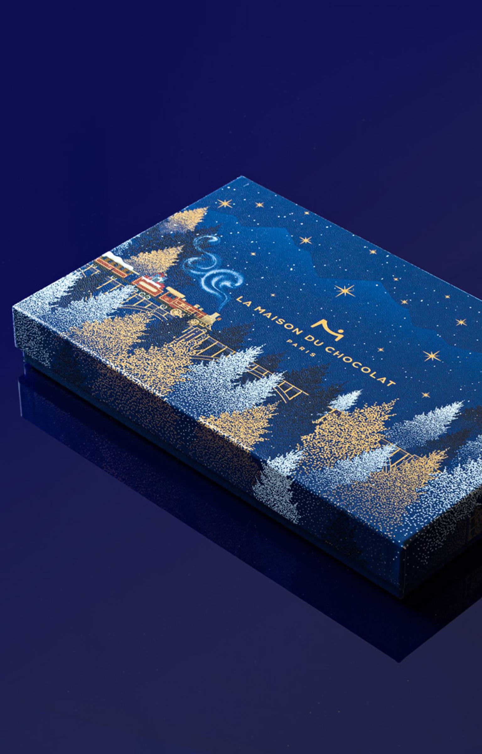 Coffret de chocolat spécial Noël et fêtes de fin d'année