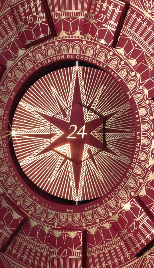 Calendrier de l'Avent au chocolat artisanal