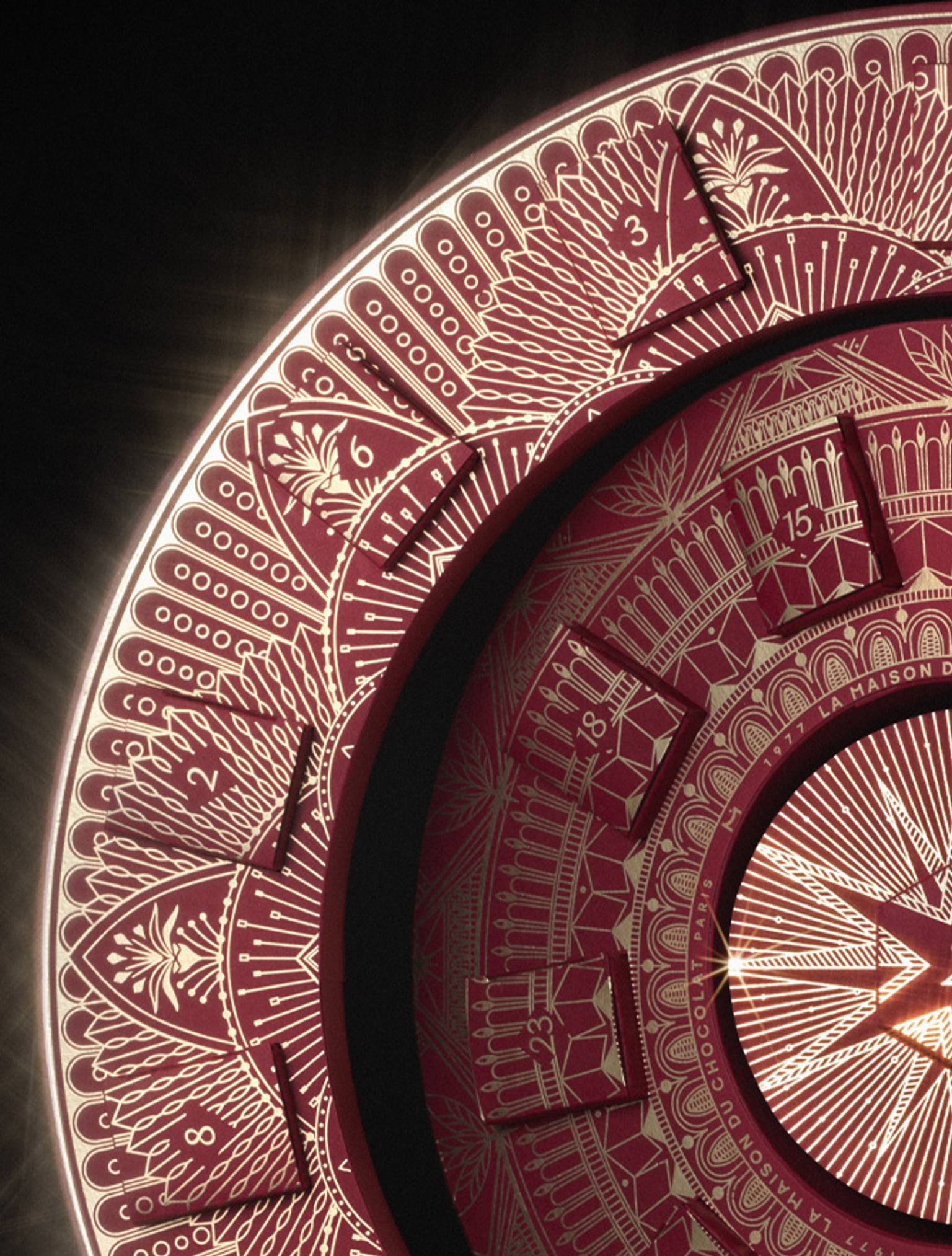 Calendrier de l'Avent chocolat de La Maison du Chocolat