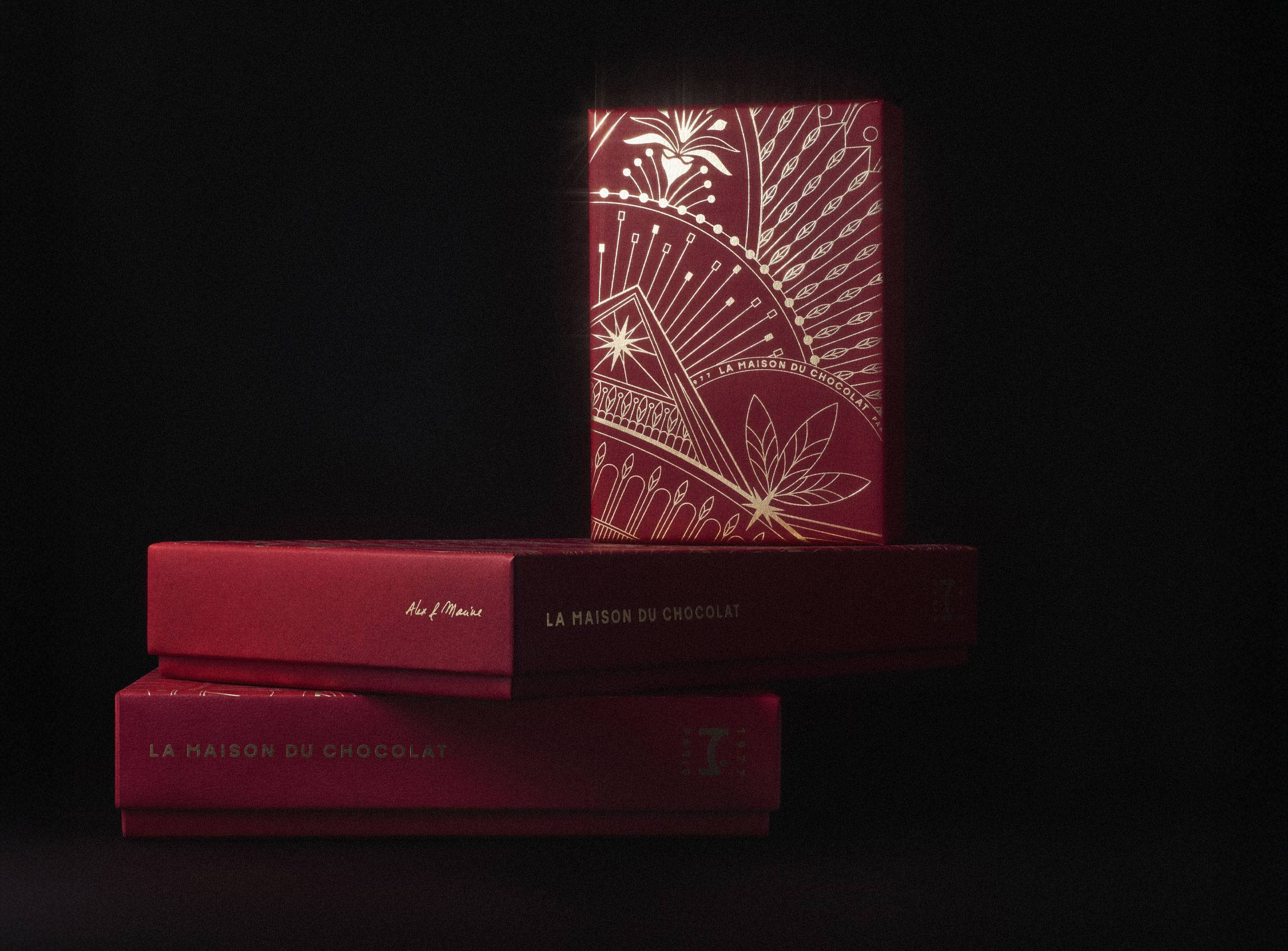 Coffret de chocolats de Noël